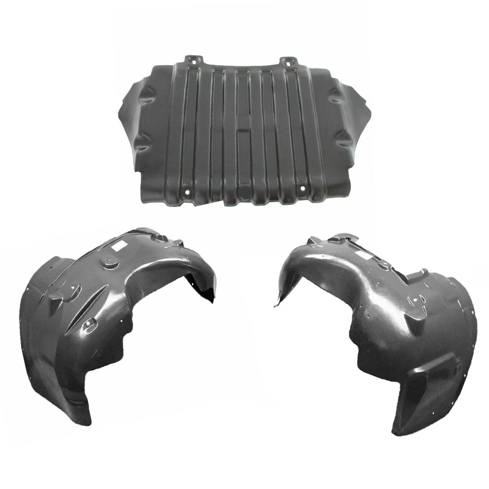 Juego de revestimiento de guardabarros y motor debajo de la cubierta con clips para Cadillac Escalade 2007-2014 Foto 2 de 4