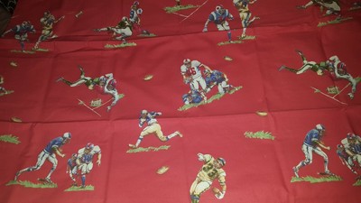New Pottery Barn Kids Football Pillowcase Red Big Game Ebay