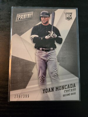 #ad 2017 Panini Black Friday Rookies 399 Yoan Moncada #70 Rookie RC White Sox $2.99