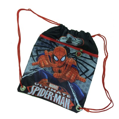 spiderman drawstring backpack