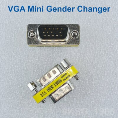  C2G HD15 VGA Mini Gender Changer Adapter | Stecker   Stecker NEU*      