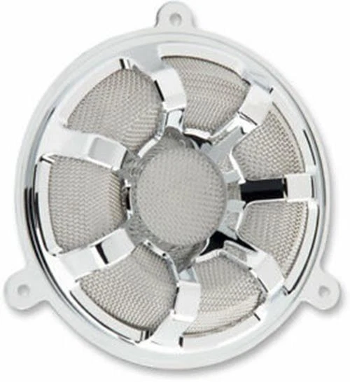 Parrillas de altavoz forjadas lisas biseladas cromadas Arlen Ness Harley 14-17 NUEVO Foto 2 de 3