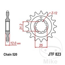 Ritzel für Husaberg FS 650 Supermoto 15 Zähne