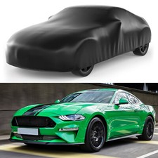 For Ford Mustang Full Car Cover Outdoor Indoor Satin Stretch Waterproof Custom