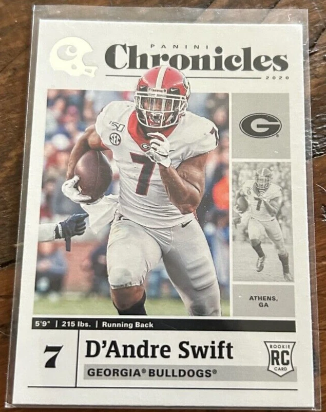 D'Andre Swift Panini Chronicles Draft Picks Elite Rookies #8 Base