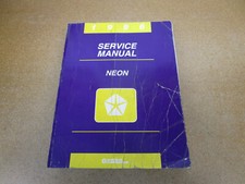 1996 Dodge Neon Service Shop Manual Wiring Electrical Original Plymouth