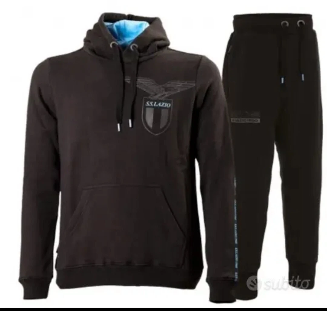 Sweat Training Lazio Macron – Girocollo – Gris – Neuf Avec étiquettes – Réf 58091236