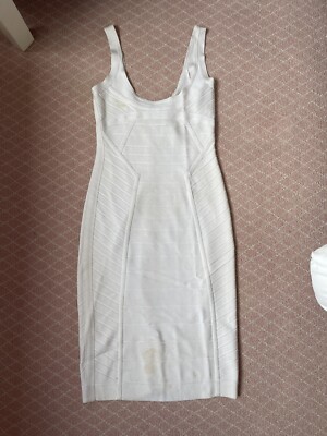 Herve Leger White Bandage Dress | eBay