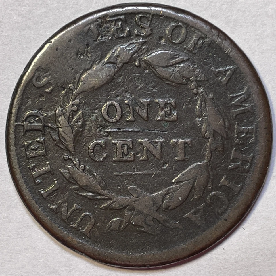 Centavo grande cabeza clásica troquelada 12 estrellas 1808 muy buena moneda en muy buen estado #20550 Foto 2 de 3