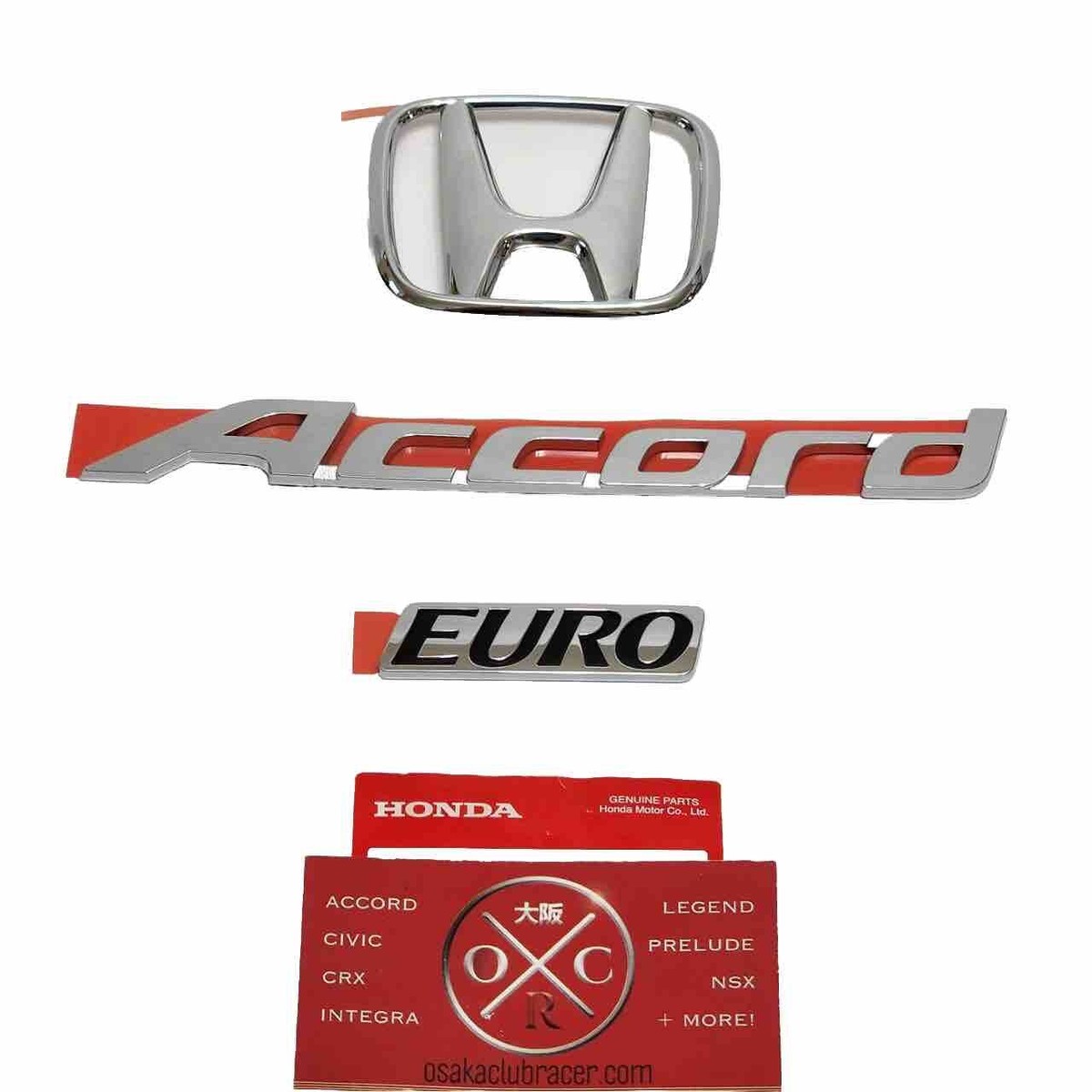 OEM CW2 Honda Accord Tourer Euro Rear Emblems JDM Badges 11-14 