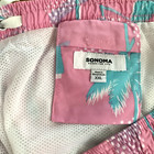 NWT cool retro 80s look tropical swim trunks shorts - Sonoma Mens XXL / 2XL — photo 4