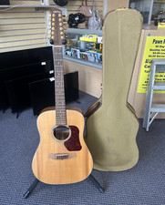 Walden D552 12 String Electric Acoustic Guitar w/Case Pre-Owned 