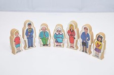 Wooden train figures / Paper decal versions / Rare
