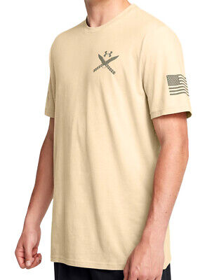★UNDER ARMOUR★メンズ UA フリーダム スネーク ナイフ Tシャツ Under Armour 1389463 UA Men's Freedom TAC Logo Knife Cotton