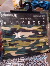 Hurley Beanie Balacava Headband Hood Mask Camouflage Wrap Many Ways To Wear