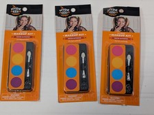 3-Pack Hyde and EEK Boutique UV Neon Makeup Kit Water Activated for Face Body