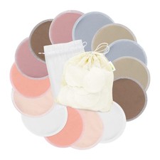 Nursing Breast Pads 14 Pack Laundry Bag Travel Storage Bag, 4.7 inch Op...