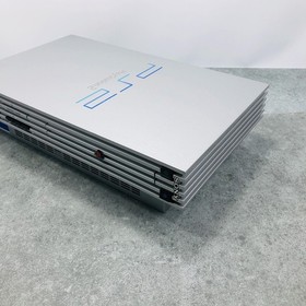 [Ex+3] Sony PS2 / Playstation PS 2 SCPH 39000 Silver Console NTSC-J Japan 04-77