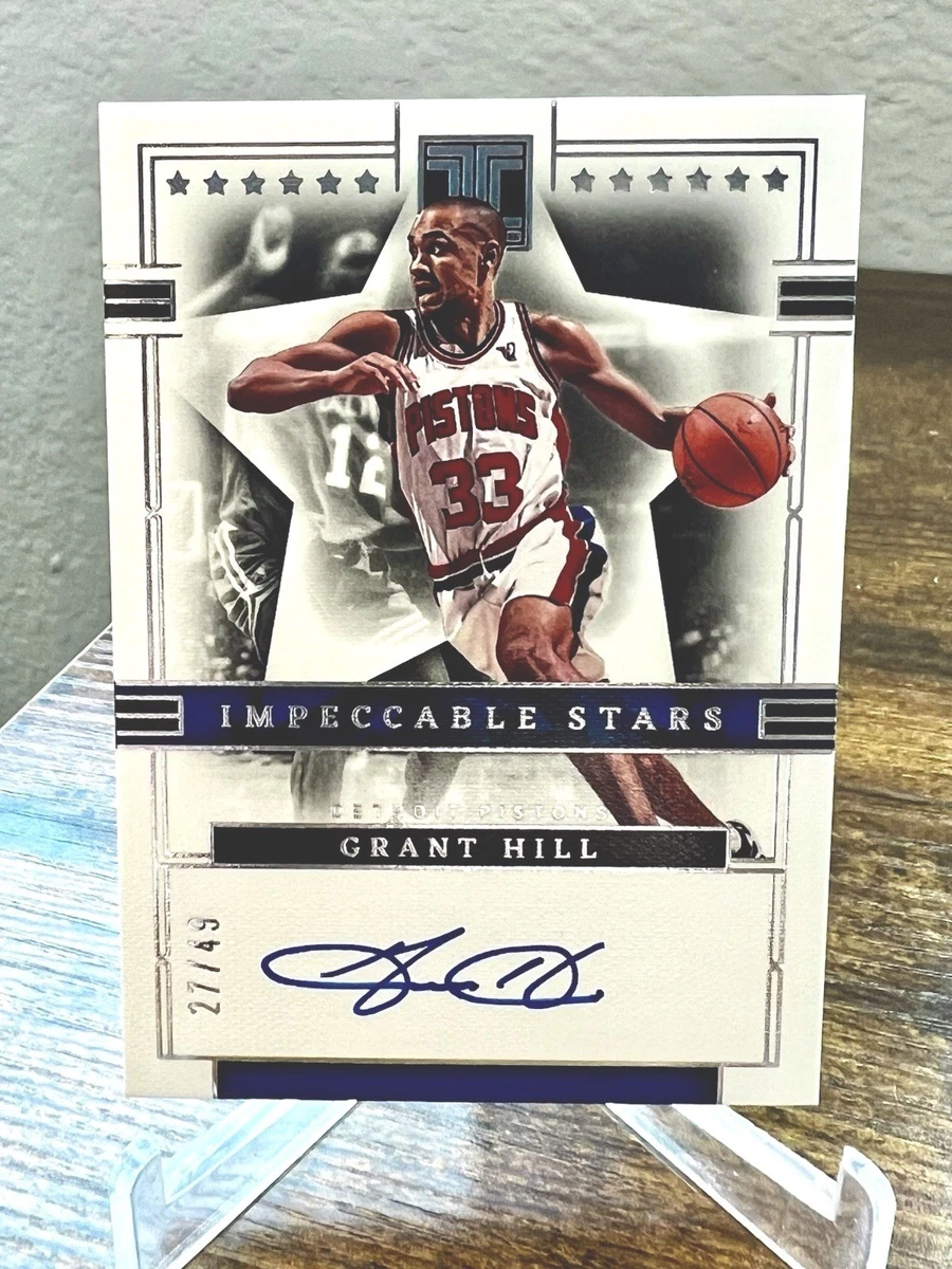 Panini Grant Hill Basketball Original Autographed Sports Trading