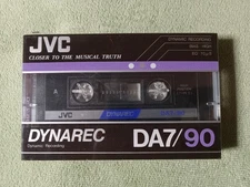 JVC DYNAREC DA7/90 MINUTE TYPE II AUDIO CASSETTE BRAND NEW SEALED BLANK TAPE NOS