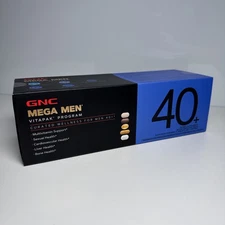 GNC Mega Men Vitapak Program 40+Multivitamin Stress Support for Men Exp: 03/2027