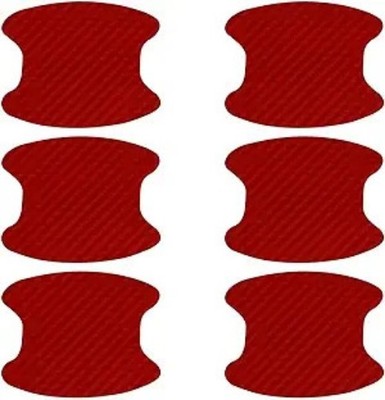16-Piece Door Handle Cup Protector Film, Anti-Scratch Sticker for M Color: Red