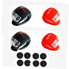 Bicycle Light Front and Rear Back Bike Tail Lights Silicone LED Bike Light Set 