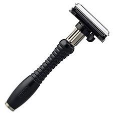 FEATHER Double-Edged Razor with Adjustable Holder, High-Stainless Steel