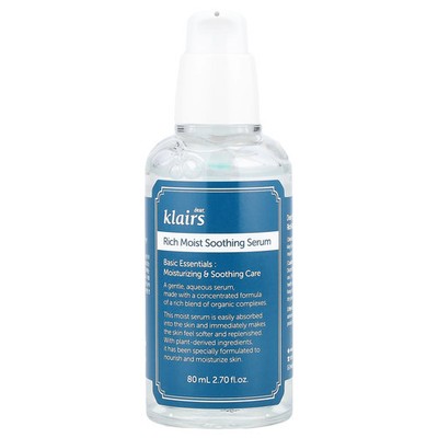 Dear, Klairs, Rich Moist Soothing Serum, 2.7 fl oz (80 ml), Replenish Moisture