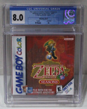 The Legend of Zelda Oracle of Seasons Game Boy Color NEW SEALED CGC 8.0