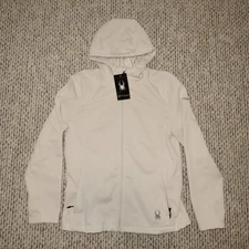 NWT SPYDER ACTIVE JACKET WOMENS SOFTSHELL HOODED MICRO FLEECE - SZ MEDIUM $149