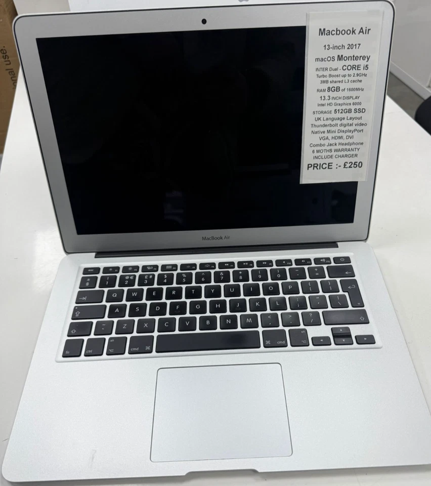 Apple MacBook Air 13" 2017 · i5 · 8GB · 512GB, photo 1 of 5