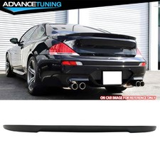 Fits 04-08 Bmw E63 6 Series 650ci 650i 645ci Coupe 2dr V Style Trunk Spoiler Abs