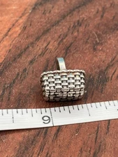 Vintage Sterling Silver Charm BCB Brown County Basket