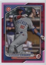 2024 Bowman Fuchsia Border 70/299 Alexander Canario #21 0v33