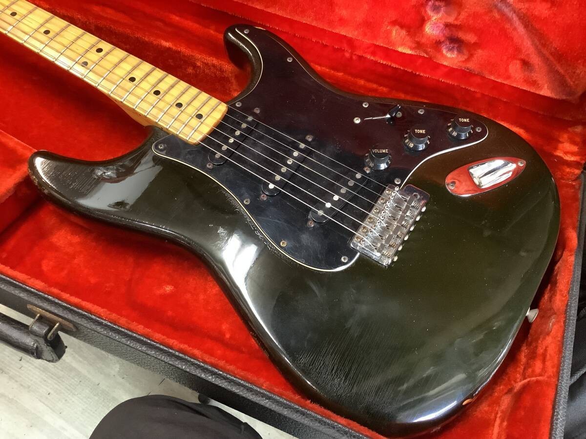 Fender ストラトキャスターUSA ７８年製 Fender USA Stratocaster 1978 Black '78 Vintage Electric Guitar w