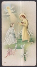Holy card antique de Jesus Niño santino image pieuses estampa