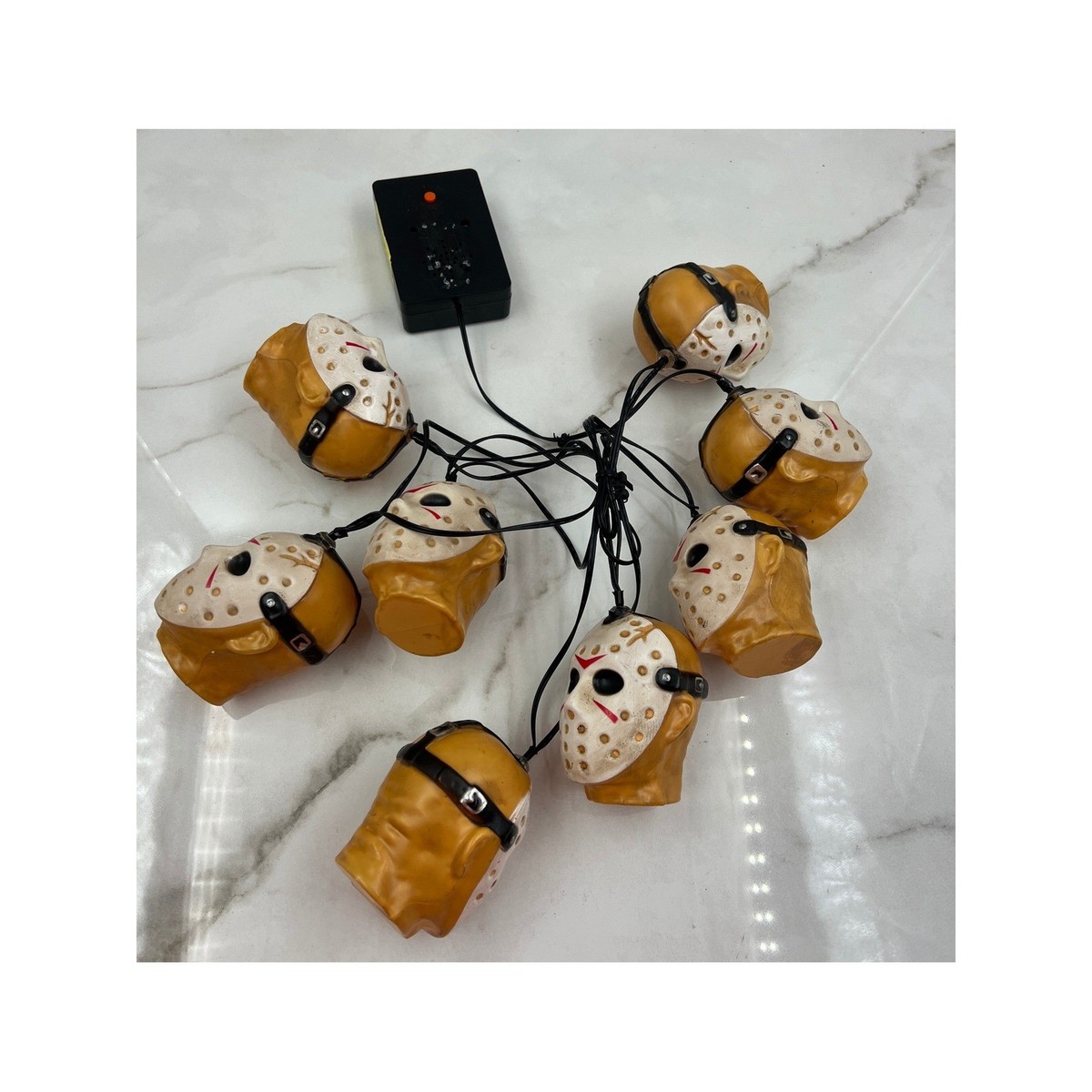 【激レア】フライデー・ザ・13th スノードーム ジェイソン Gemmy Friday the 13th Jason Voorhees String Lights Halloween