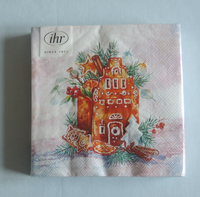 20 Servietten Lebkuchen Haus 1 Packung Motivservietten Weihnachten Gingerbread
