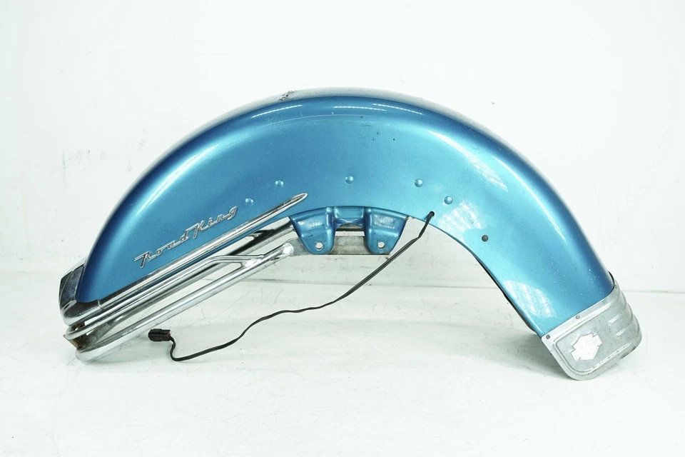 95 Harley Touring FLHR Road King OEM Front Wheel Fender Shell Panel BENT DENTED Foto 2 de 4