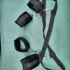 7 Ring Bett Handschellen Fesseln Fußfesseln Fesselset Mit Furry Bondage Set💕💥