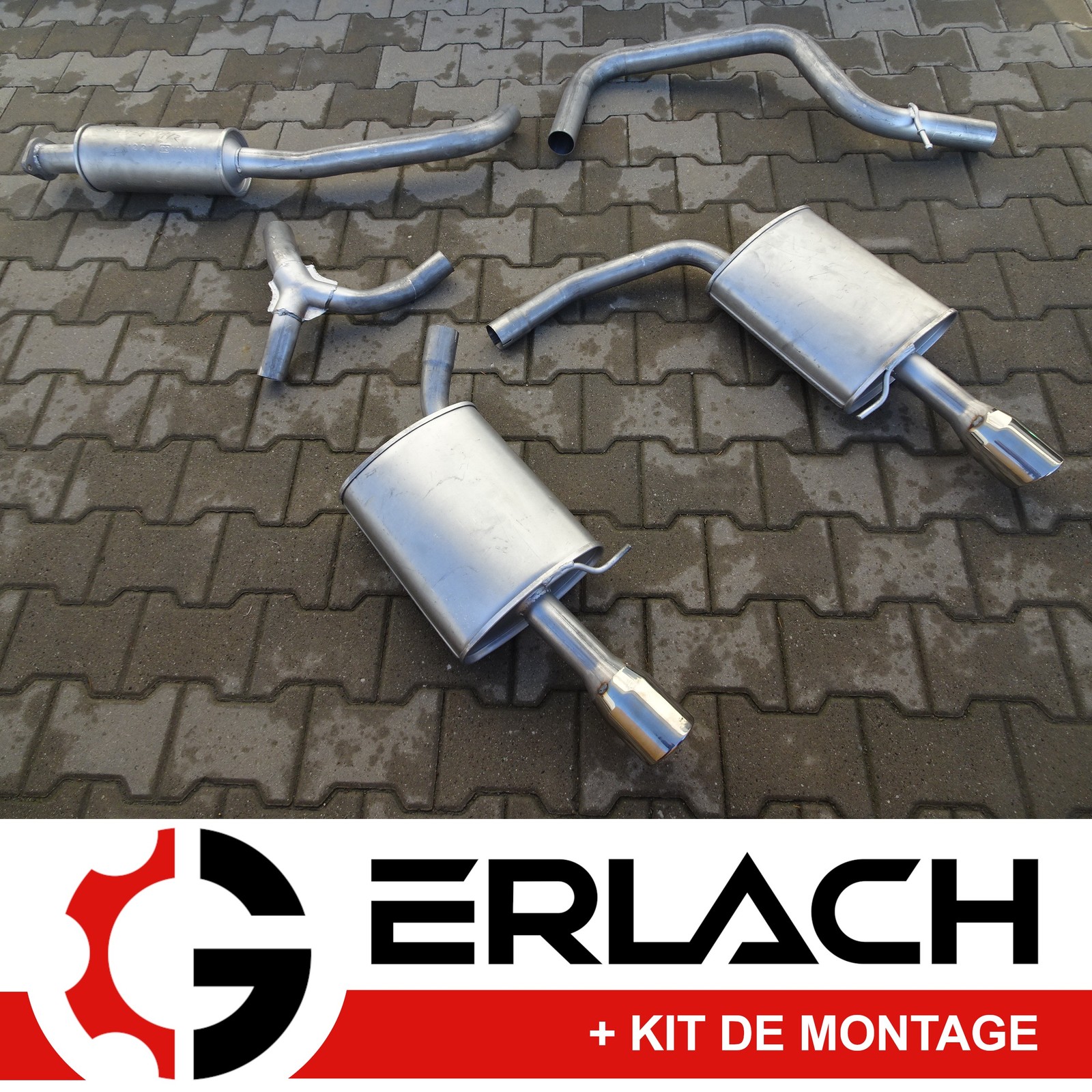 Échappement Ford S-Max 2.5 ST résout le bruit de pot percé sur Mondeo IV 2.5 référence 7720