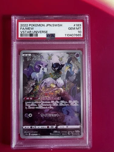 PSA 10 Mew 183/172 Vstar Universe Pokemon Japanese