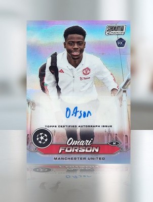 Omari Forson - Man Utd - Topps Stadium Chrome UCL 2023/24 - #CA-OF - Auto - RC