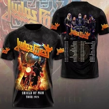 Shield Of Pain Judas Priest 3D T-Shirt All Over Print Gift UB476