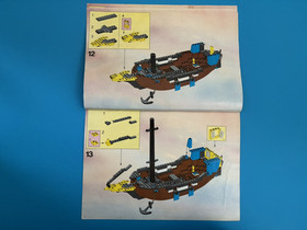 Lego Pirates 6274 Caribbean Clipper Instruction Manual Only Vintage