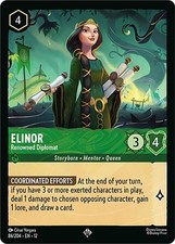 Disney Lorcana Wilds Unknown Elinor - Renowned Diplomat SR