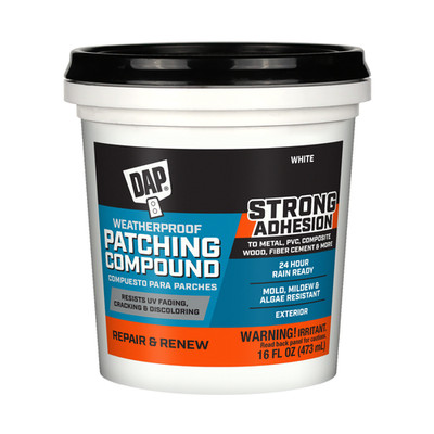 DAP Weatherproof Patching Compound: 16 fl. oz. (White)