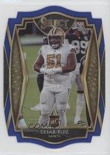 2020 Panini Select Premier Level Blue Prizm Die-Cut Cesar Ruiz #191 06ua