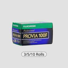 EXP: 2027/12 FUJIFILM FUJICHROME PROVIA 100F 36EXP 2/5/10Rolls